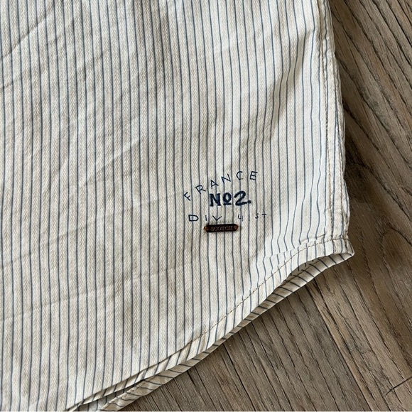 Scotch & Soda Beige Striped Button-Down Shirt - Picture 4 of 8